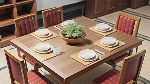 様々な素材のテーブルランナー